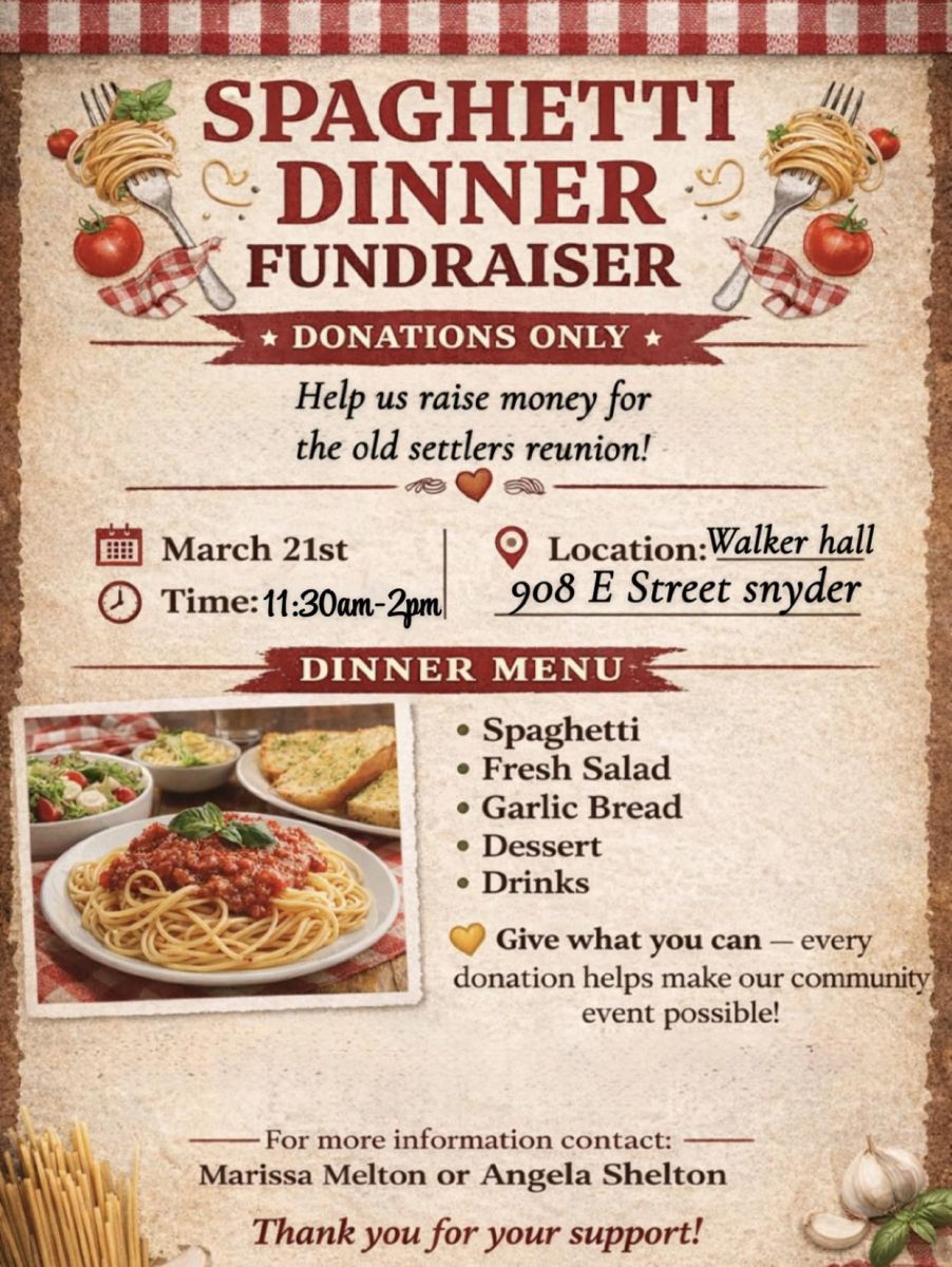 spaghetti dinner fundraiser
